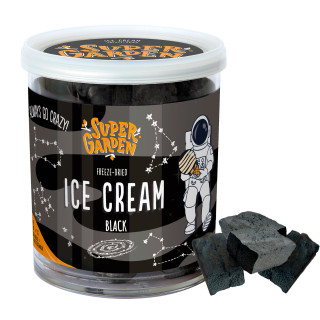 Înghețată de vanilie neagră liofilizată SUPER GARDEN, 35g