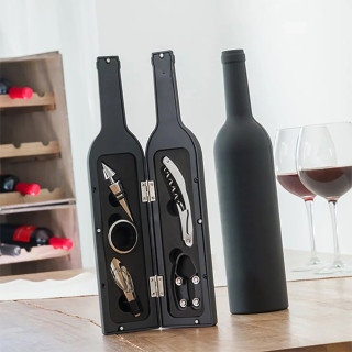 Set de instrumente pentru vin într-o sticlă (5 bucăți)