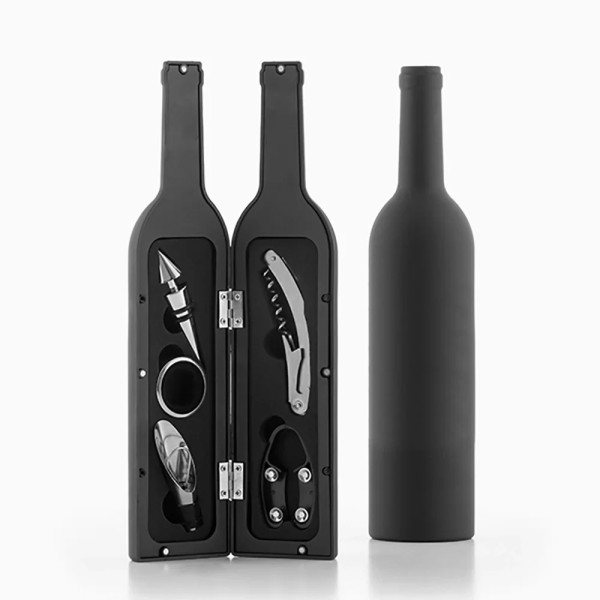 Set de instrumente pentru vin într-o sticlă (5 bucăți)
