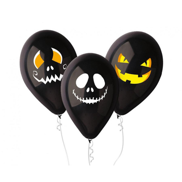 Baloane Premium „Halloween Faces” (3 buc.)
