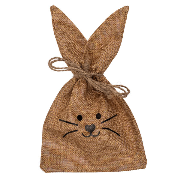 Sac din iută „Iepurașul de Paște” (15 x 26cm) Sac din iută „Iepurașul de Paște” (15 x 26cm)