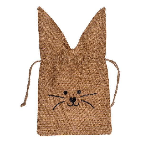 Sac din iută „Iepurașul de Paște” (15 x 26cm) Sac din iută „Iepurașul de Paște” (15 x 26cm)