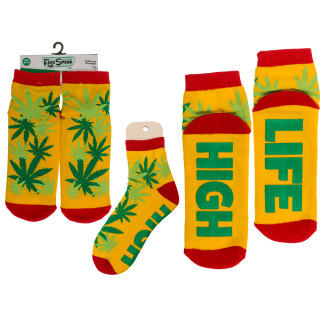 Șosete cu talpă antiderapantă „High life”