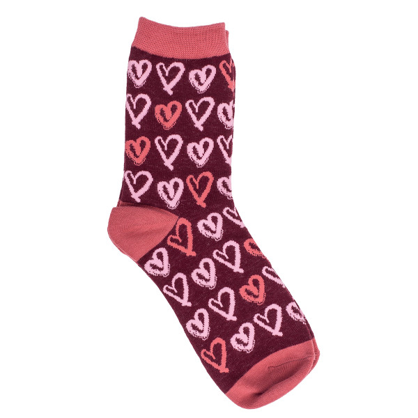 Set de șosete pentru femei „Hearts” într-o cutie cadou (3 perechi) Set de șosete pentru femei „Hearts” într-o cutie cadou (3 perechi)