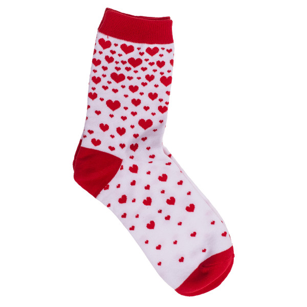 Set de șosete pentru femei „Hearts” într-o cutie cadou (3 perechi) Set de șosete pentru femei „Hearts” într-o cutie cadou (3 perechi)
