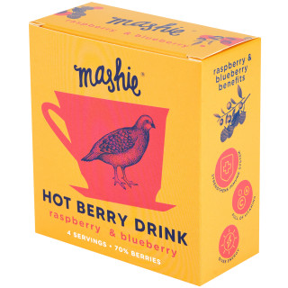 Ceai Berry Purée "MASHIE" cu zmeură și afine (4 buc x 40ml)
