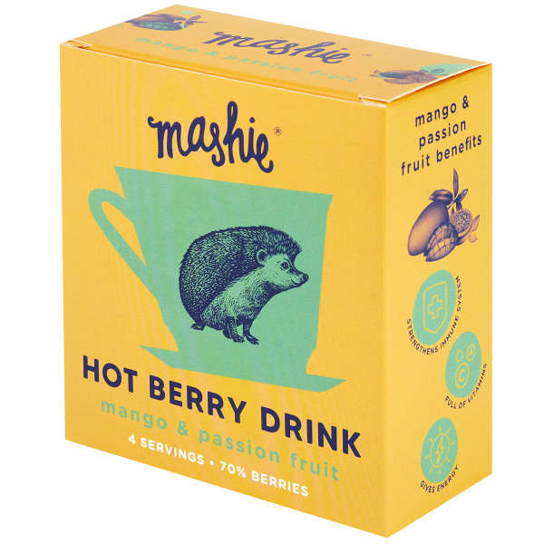 Ceai Berry Purée "MASHIE" cu Mango și Fructul pasiunii (4 buc x 40ml) Ceai Berry Purée "MASHIE" cu Mango și Fructul pasiunii (4 buc x 40ml)
