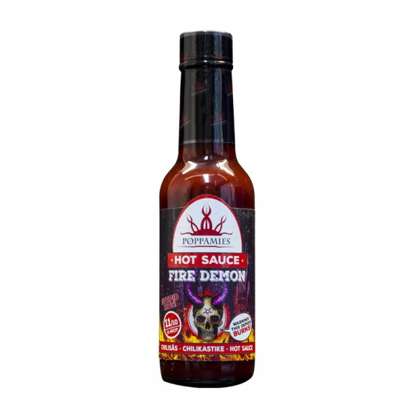 Cel mai picant sos Poppamies "Fire Demon", 150ml Cel mai picant sos Poppamies "Fire Demon", 150ml