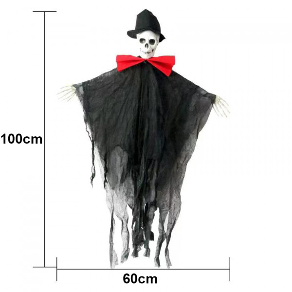 Decorațiune de Halloween suspendată „Black Ghost” Decorațiune de Halloween suspendată „Black Ghost”