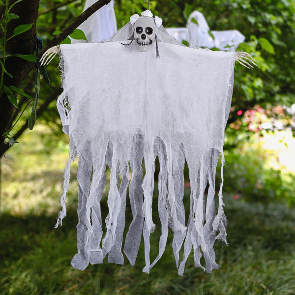 Decorațiune de Halloween suspendată „White Ghost” Decorațiune de Halloween suspendată „White Ghost”