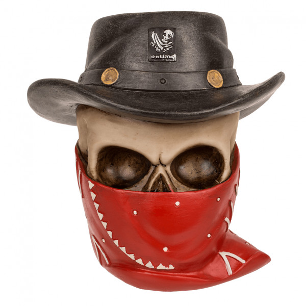 Pușculiță în formă de craniu "Outlaw" Pușculiță în formă de craniu "Outlaw"