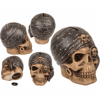 Pușculiță în formă de craniu "Pirate"