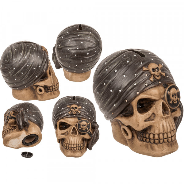 Pușculiță în formă de craniu "Pirate" Pușculiță în formă de craniu "Pirate"