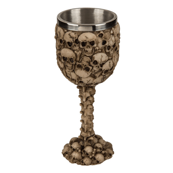 CUPĂ decorată cu cranii CUPĂ decorată cu cranii