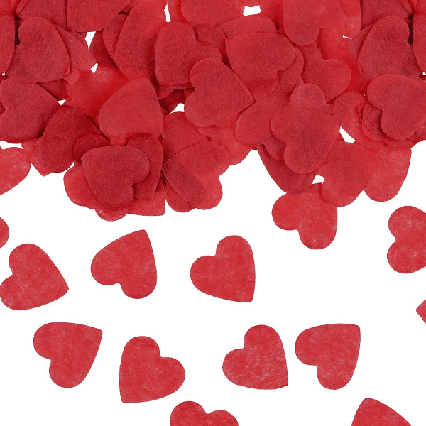 Confetti din hârtie cu inimă roșie Confetti din hârtie cu inimă roșie