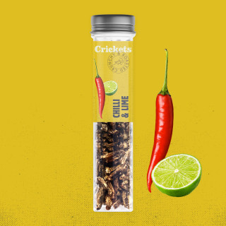 Greieri prăjiți crocanți „Chili și lime”