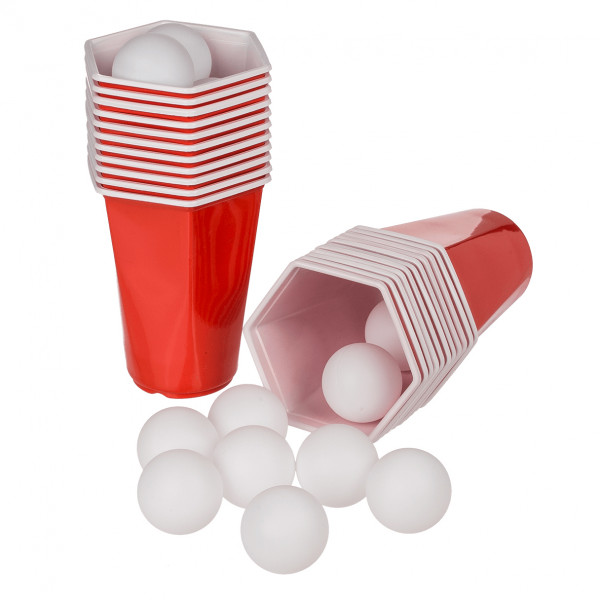 Joc de petrecere „Hexagonal Beer Pong”