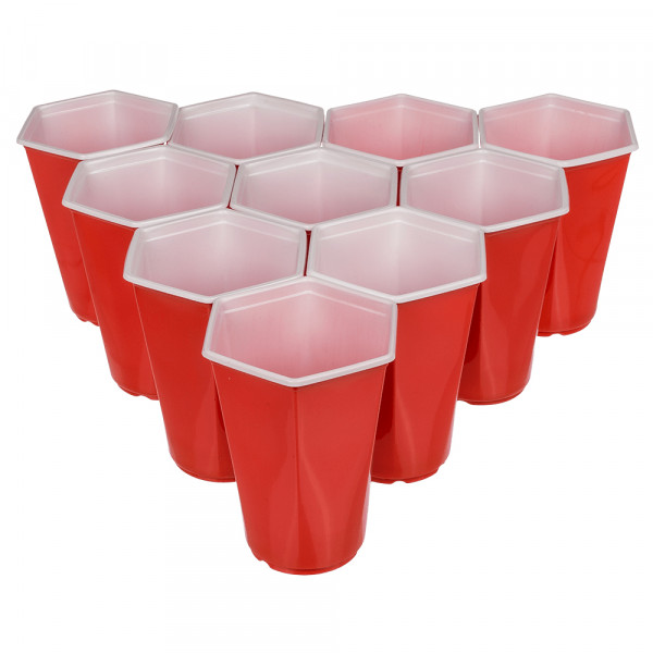 Joc de petrecere „Hexagonal Beer Pong”