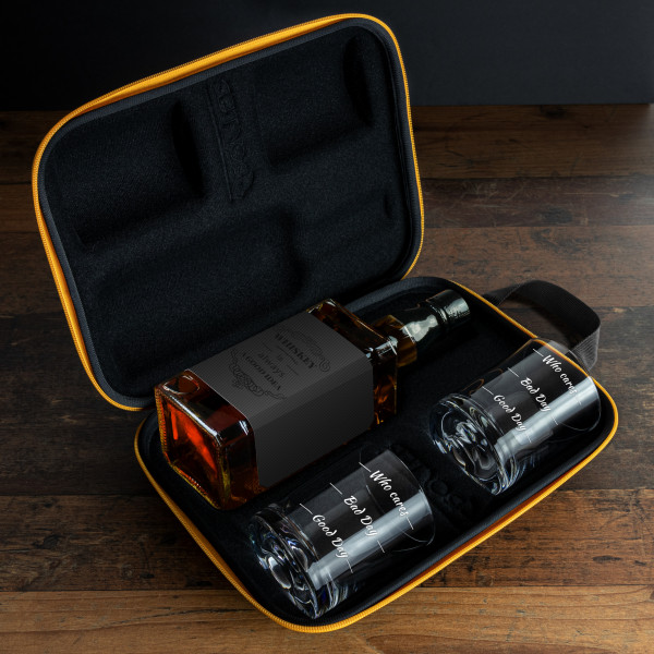 Set de pahare pentru whisky „Who Cares”