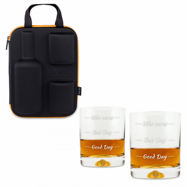 Set de pahare pentru whisky „Who Cares”