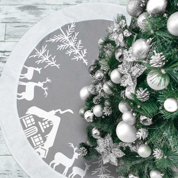Fusta de argint pentru copac „XMas” Fusta de argint pentru copac „XMas”