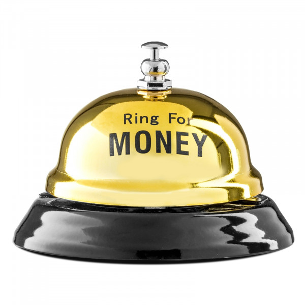 Clopoțel de hotel " Ring for MONEY"