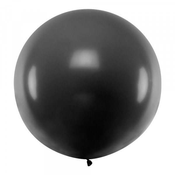 Balon negru rotund XXL (1 metru) Balon negru rotund XXL (1 metru)