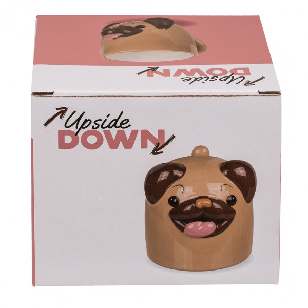 Cană inversată „Pug”