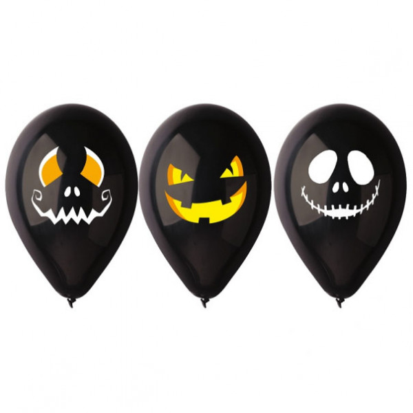 Baloane Premium „Halloween Faces” (3 buc.)