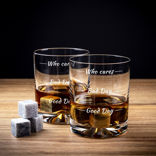 Setul iubitorului de whisky "Who Cares"