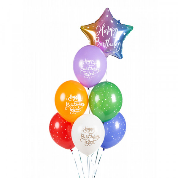Baloane "Happy Birthday To You" (6 buc.) Baloane "Happy Birthday To You" (6 buc.)