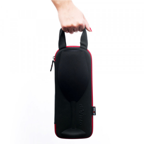 Pahar de vin negru gigantic "Who cares" (750ml)