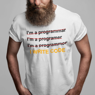 Tricouri "I write code"