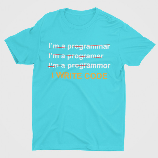 Tricouri "I write code"