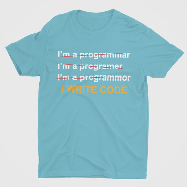 Tricouri "I write code"