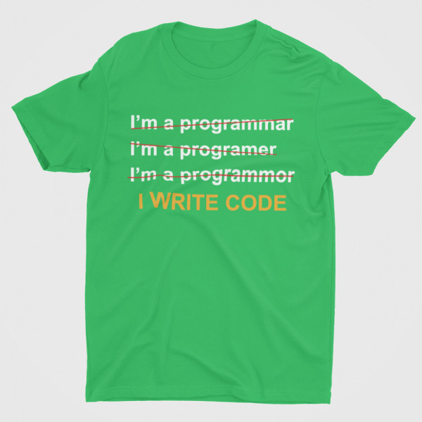 Tricouri "I write code"