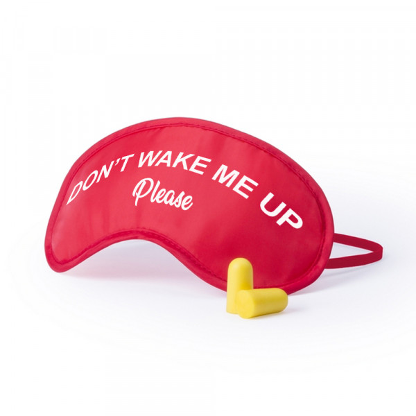 Mască de somn "Don't wake me up, please" Mască de somn "Don't wake me up, please"