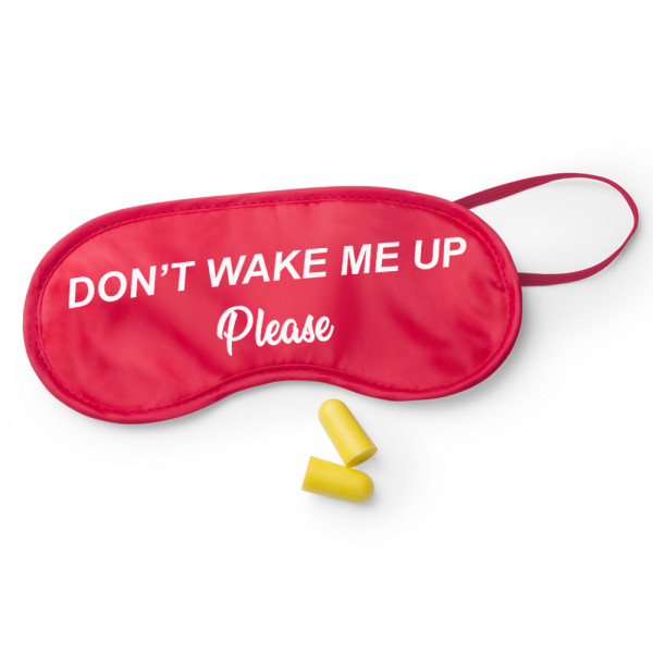 Mască de somn "Don't wake me up, please" Mască de somn "Don't wake me up, please"