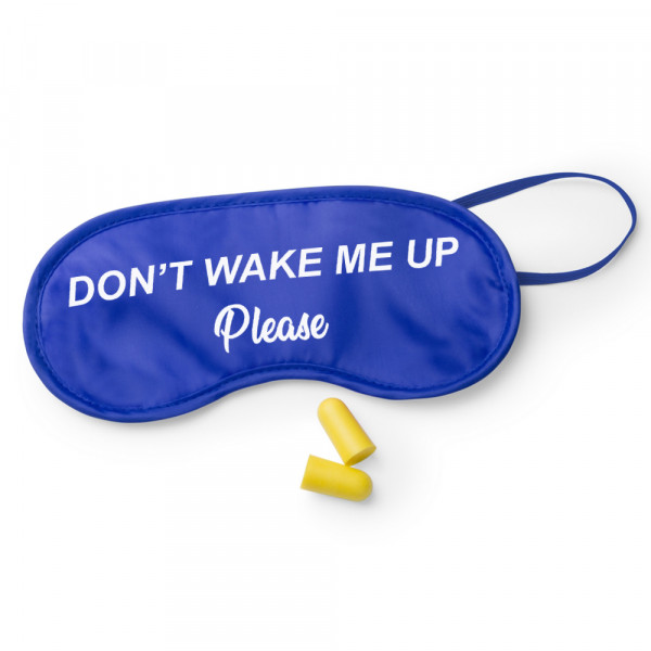Mască de somn "Don't wake me up, please" Mască de somn "Don't wake me up, please"