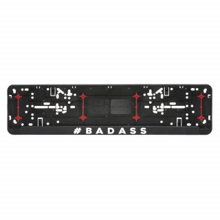 Cadru pentru plăcuța de înmatriculare "Bad Ass"