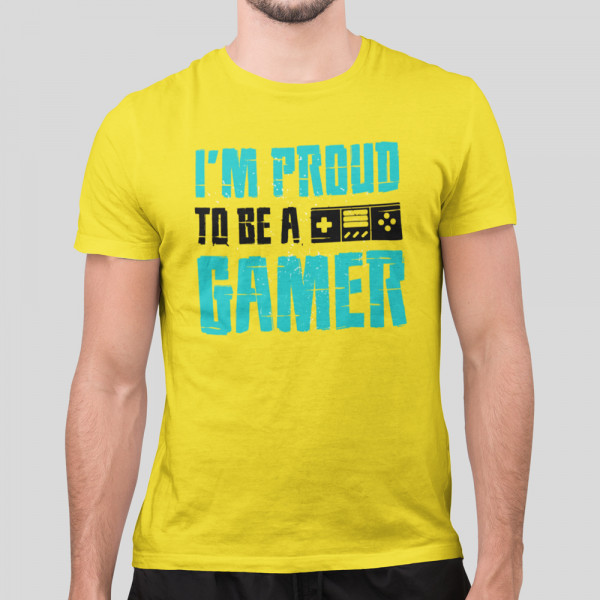 Tricou "I'm proud to be a gamer"