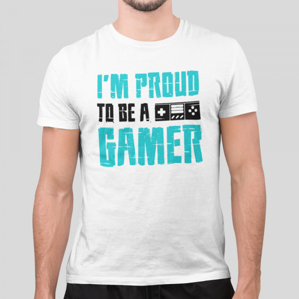 Tricou "I'm proud to be a gamer"