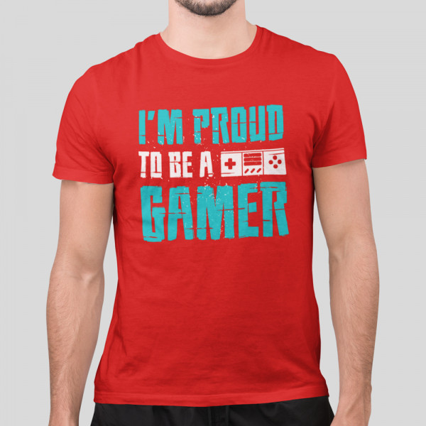 Tricou "I'm proud to be a gamer"