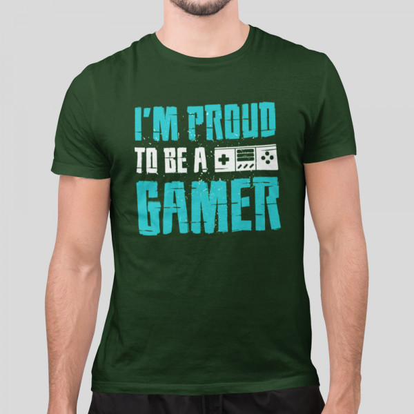 Tricou "I'm proud to be a gamer"