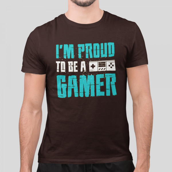 Tricou "I'm proud to be a gamer"