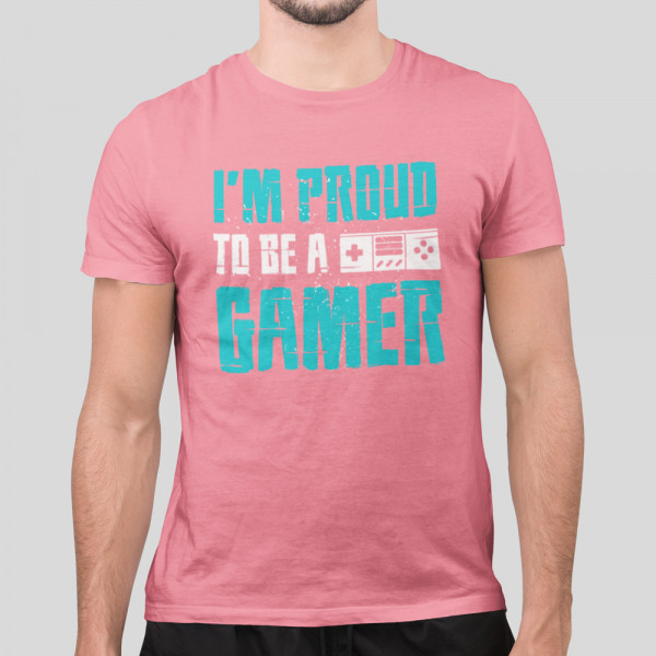 Tricou "I'm proud to be a gamer"