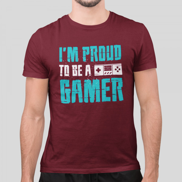 Tricou "I'm proud to be a gamer"