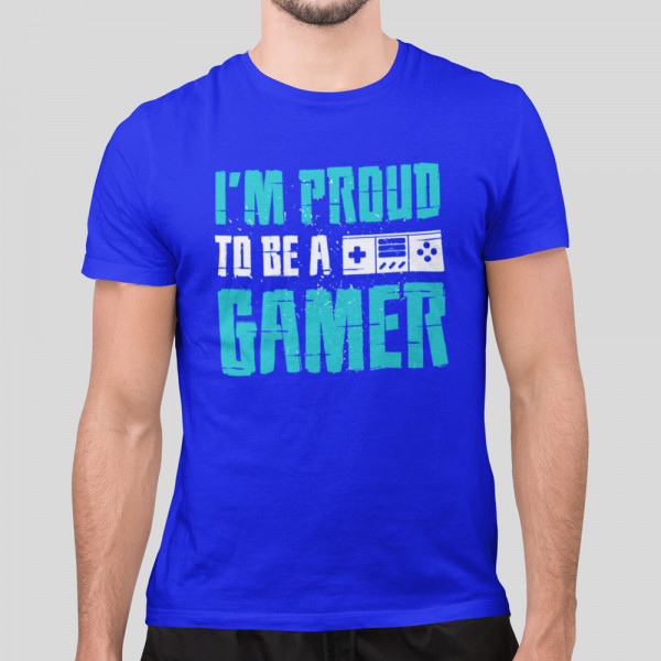 Tricou "I'm proud to be a gamer"