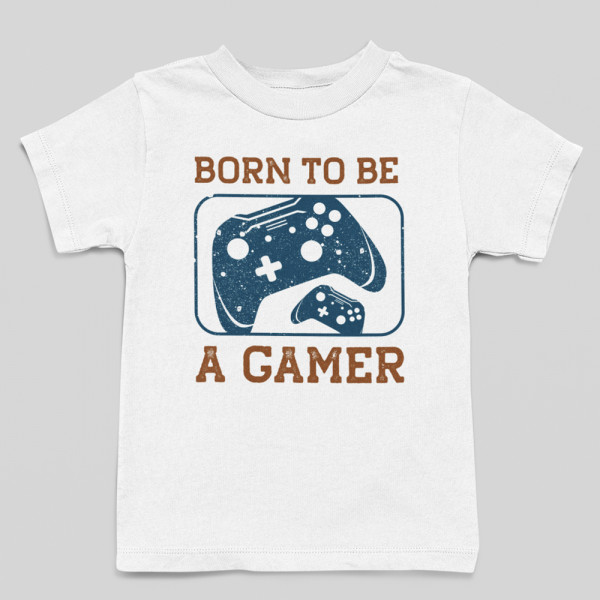 Tricouri pentru copii "Born to be a gamer"