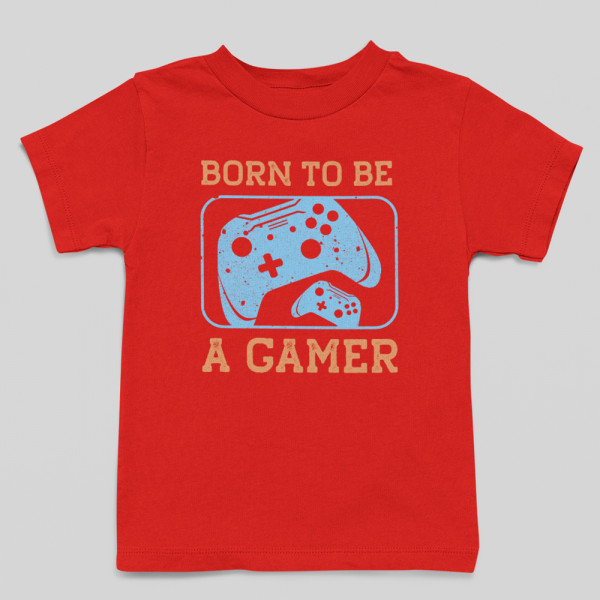 Tricouri pentru copii "Born to be a gamer"